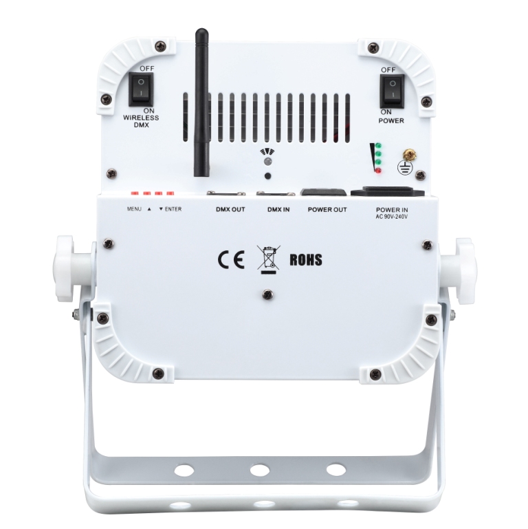 Flat Par Light:Battery, Wireless, Remote Control, RGBWA-UV 6-in-1